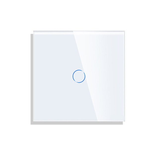 Vienpolis sensorinis jungiklio dangtelis Feelspot, baltas, 47x47mm