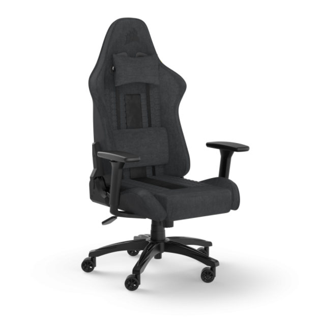 Corsair TC100 RELAXED Fabric Grey Black (Medžiaginė Pilkai Juoda) Kėdė