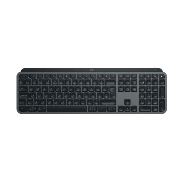 Logitech MX Keys S Wireless - US INT'L layout - Membrane - Graphite (Tamsiai Pilka) Membraninė Belaidė Klaviatūra
