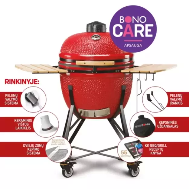 Keramikinė kepsninė Kamado Bono  Limited 25