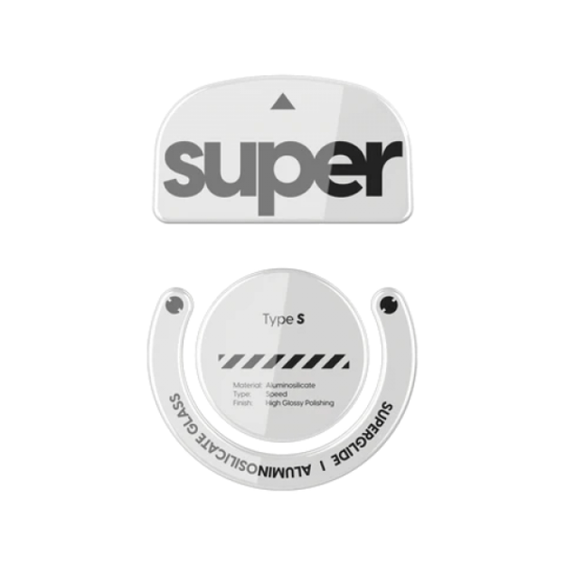 Superglide 1 (Type-S) Glass Skates Logitech G Pro X Superlight 1 White (Balti) Pakaitiniai Mouse Feet