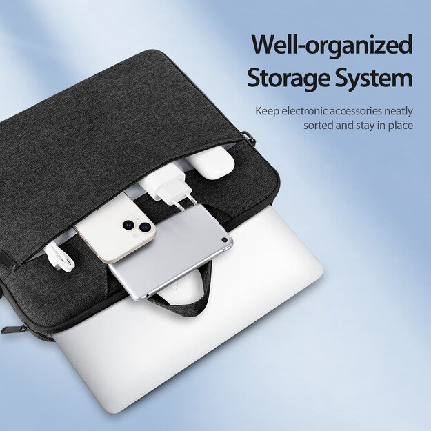 Krepšys nešiojamam kompiuteriui Dux Ducis LBJB 13-13.9  juodas 1