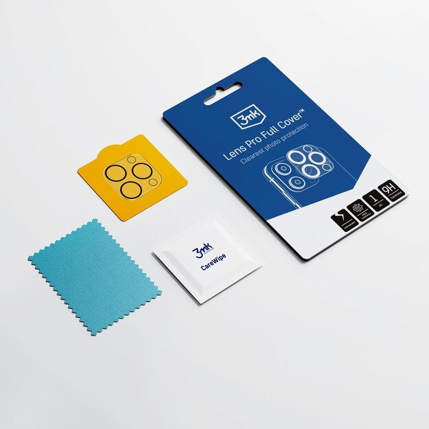 Apsauginis stikliukas kamerai 3mk Lens Pro Apple iPhone 16/16 Plus juodas 1