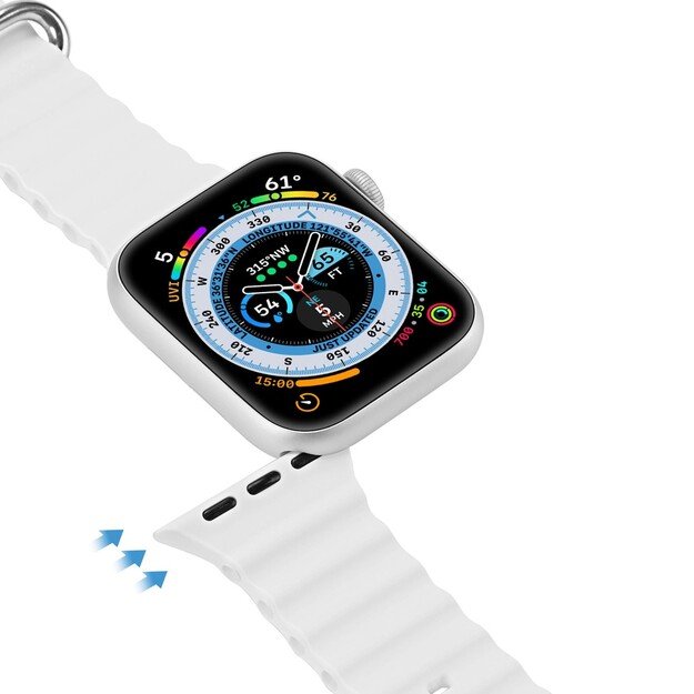 Apyrankė Dux Ducis OceanWave Series Apple Watch 38/40/41mm White 3