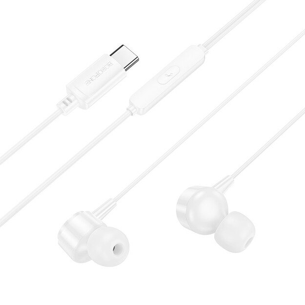Ausinės Borofone BM94 USB-C baltos 1