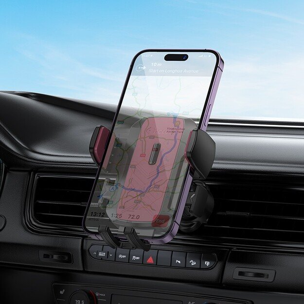 Automobilinis telefono laikiklis Hoco H64 (air vent) juodas 3