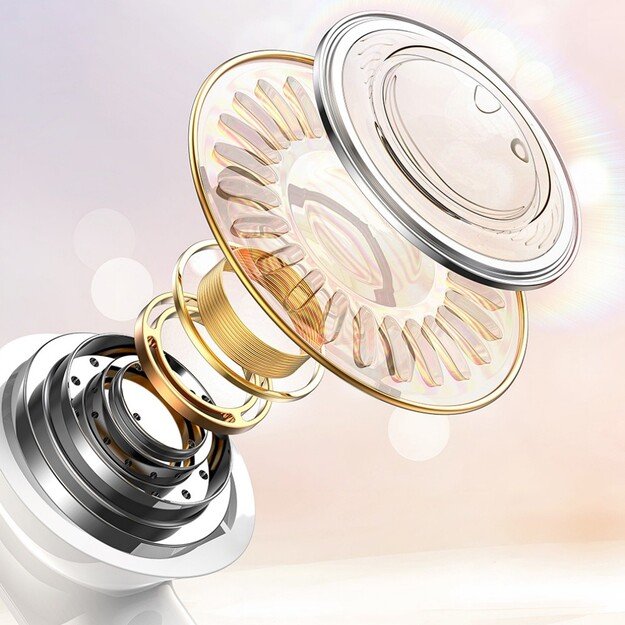 Belaidės ausinės Awei T71 baltos 3