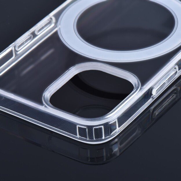 Dėklas Clear MagSafe Case Apple iPhone 15 Pro Max skaidrus 3