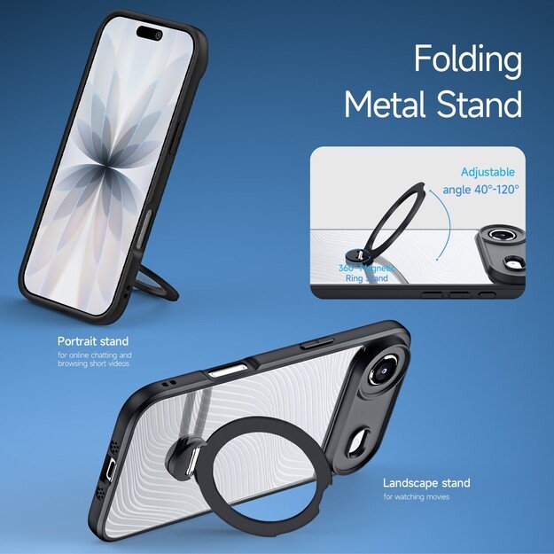 Dėklas Dux Ducis Aimo Magnetic Stand Apple iPhone Air 3