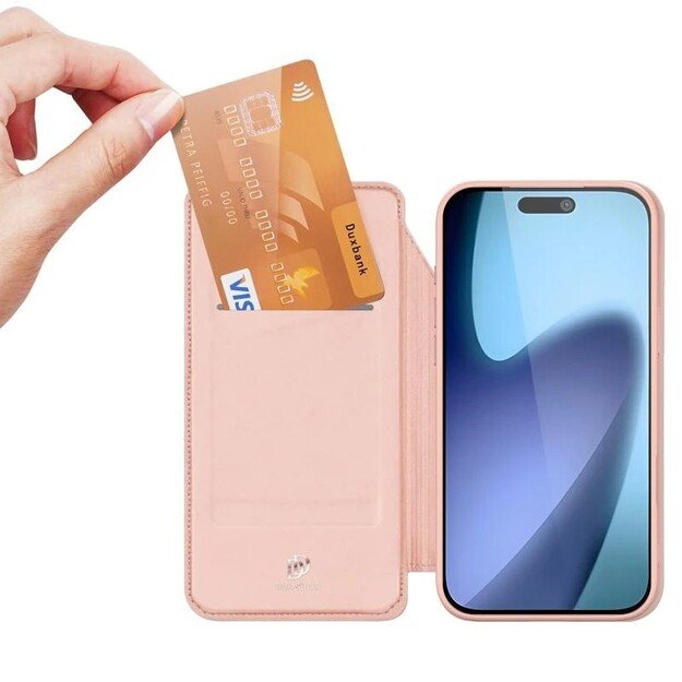 Dėklas Dux Ducis Skin Pro Apple iPhone 17 rožinio aukso 1