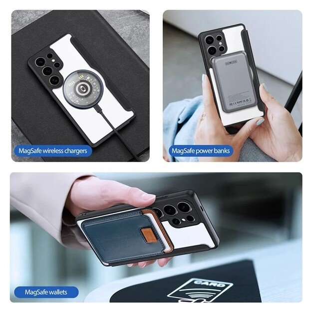 Dėklas Dux Ducis Skin X Pro skirtas Samsung S938 S25 Ultra juodas 3