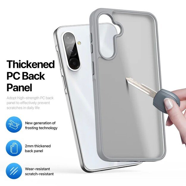 Dėklas Dux Ducis Yind skirtas Samsung A366 A36 5G/A566 A56 5G pilkas 4