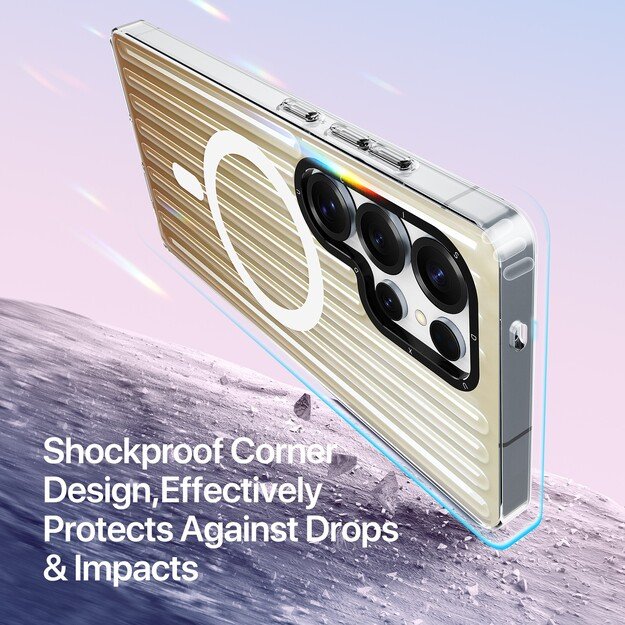 Dėklas Dux Ducis Zest Samsung S938 S25 Ultra Gradient Desert Gold 4