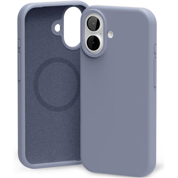 Dėklas Mercury Pure Magsafe Silicon Case Apple iPhone 17 levandos pilka