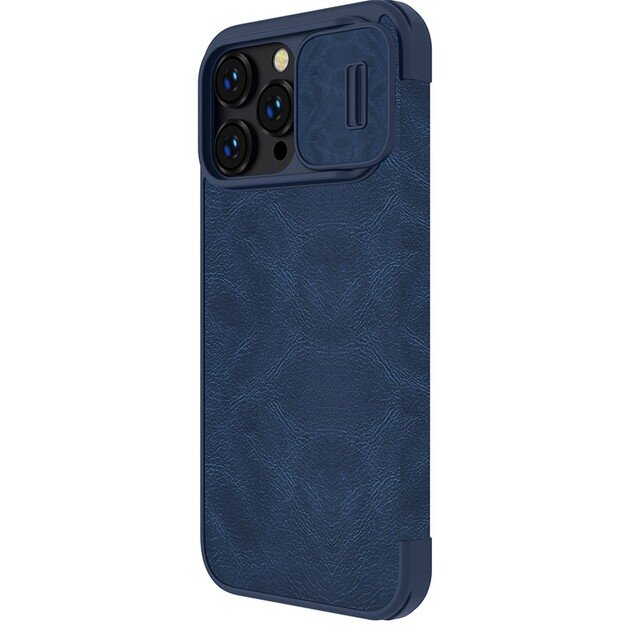 Dėklas Nillkin Qin Pro Leather Apple iPhone 14 Pro Max mėlynas 2