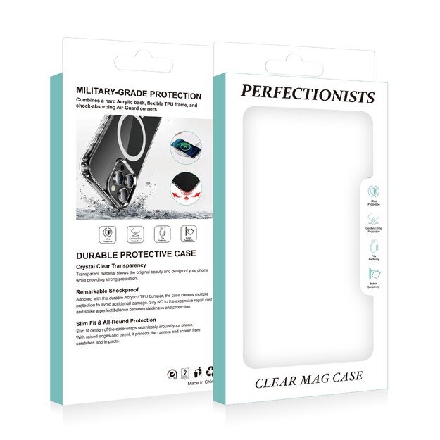 Dėklas Perfectionists Clear Mag Case Apple iPhone 16 Pro Max skaidrus 5