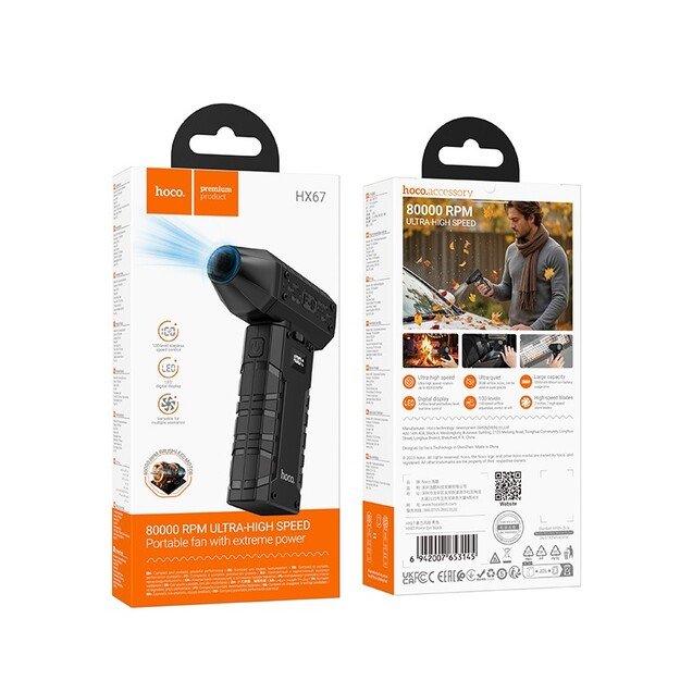 Elektrinis oro pūstuvas Hoco HX67 5
