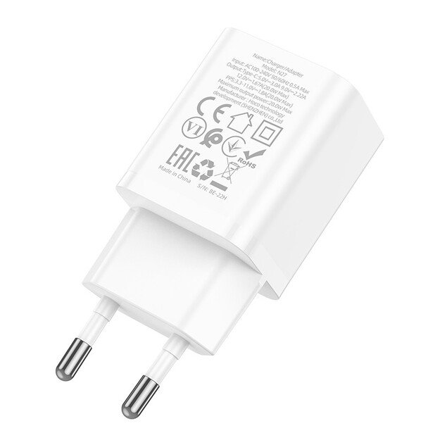 Įkroviklis Hoco N27 20W USB-C baltas 2
