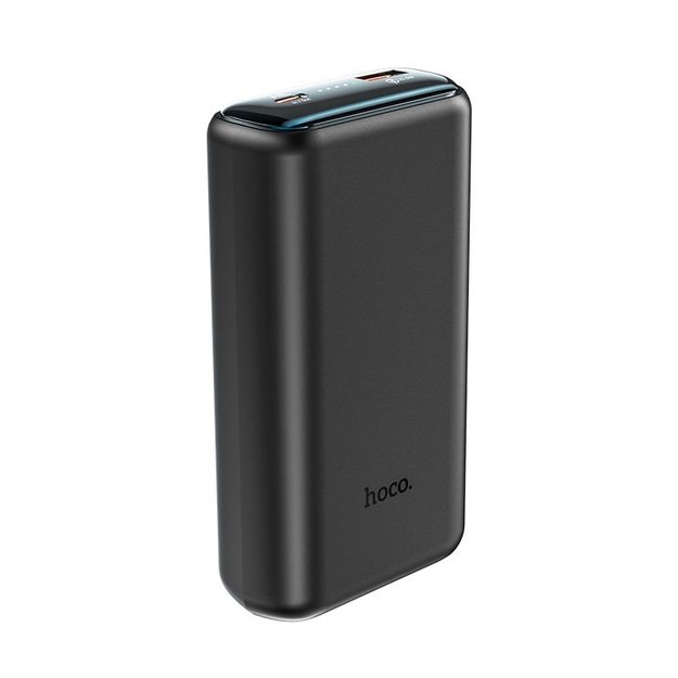 I&scaron;orinė baterija Power Bank Hoco Q1A Type-C PD 20W+Quick Charge 3.0 (3.0A) 20000mAh juodas