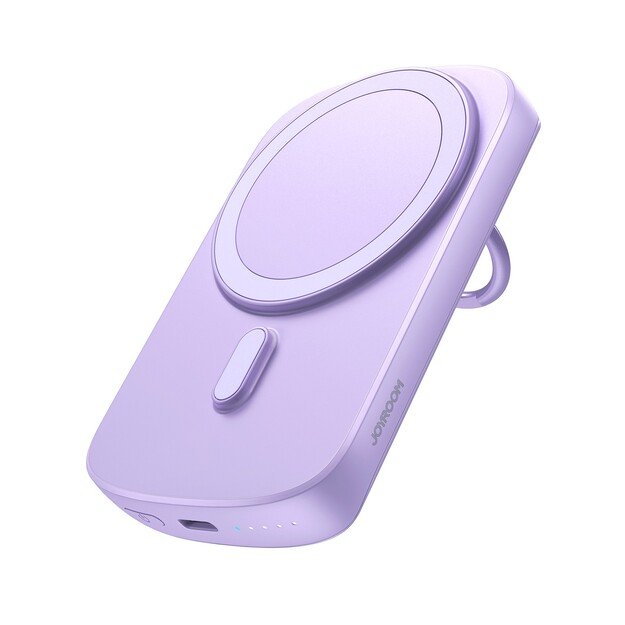 I&scaron;orinė baterija Power Bank Joyroom JR-W030 20W Magnetic Wireless 6000mAh violetinė