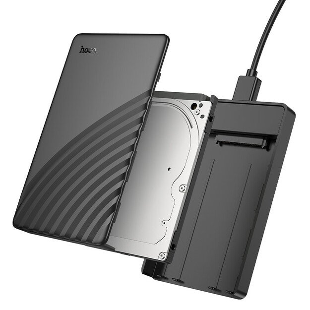 Kietojo disko korpusas Hoco HB46 USB3.0 2.5   SATA Hard Drive Enclosure juodas 2