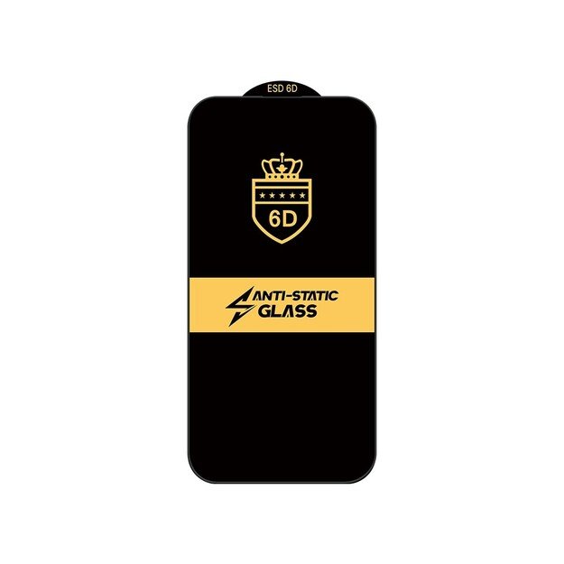 LCD apsauginis stikliukas 6D Apple iPhone 16 Pro/17 juodas 1