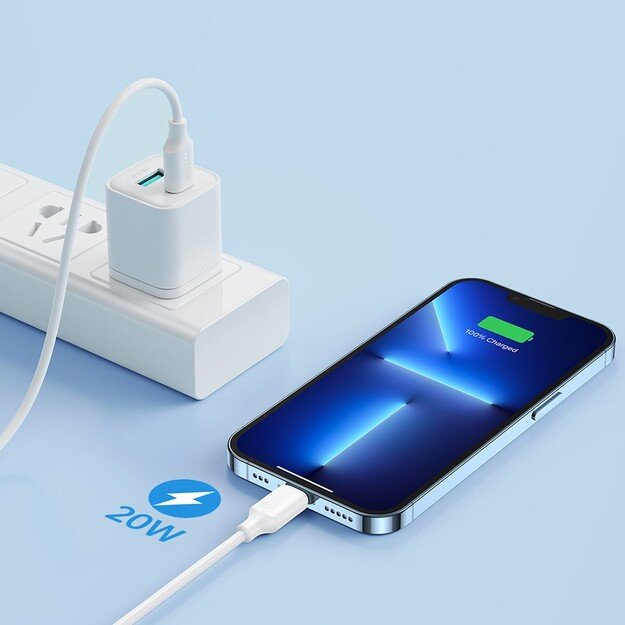 USB kabelis Joyroom S-CL020A9 Type-C to Lightning 20W 1.0m baltas 2