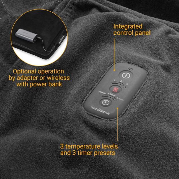 Medisana OL 200 Heated blanket Black 6
