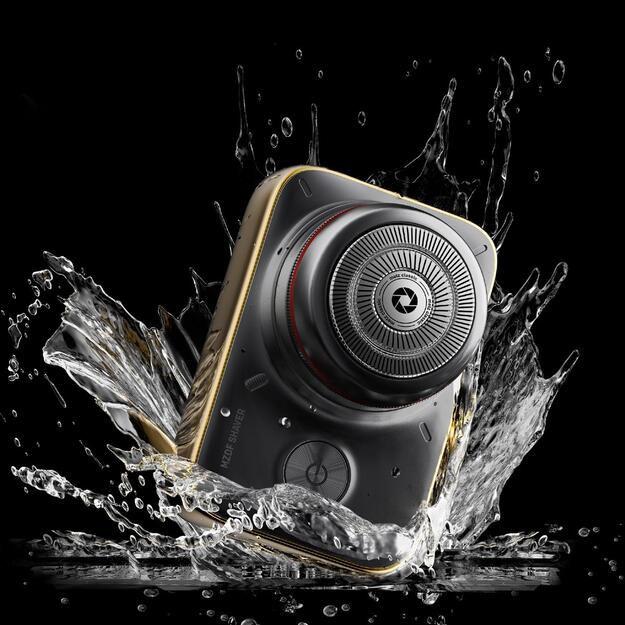 MZDF013 Metz Camerist Shaver, Titanium Gold. 3