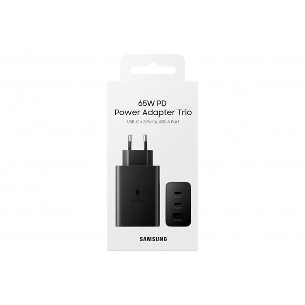 T6530NBE Power Adapter 65W Trio, Black 3
