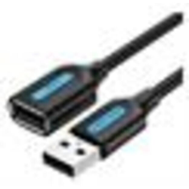 CABLE USB2.0 MALE TO FEMALE/3M BLACK CBIBI VENTION 1