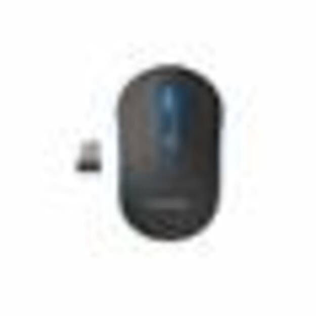 MOUSE USB OPTICAL WRL BLACK/BLUE MUSW-4B-03-B GEMBIRD 1