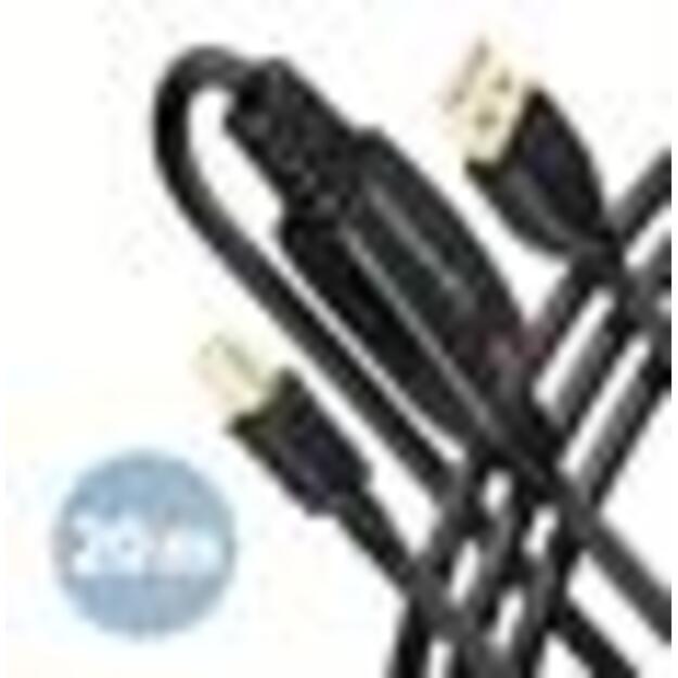 CABLE USB2.0 A-M/B-M ACTIVE/20M ADR-220B AXAGON 1