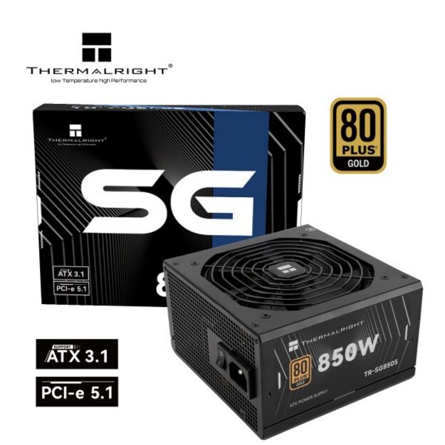 Thermalright SG-850S - 850W 80Plus Gold ATX 3.1 PSU Maitinimo Blokas