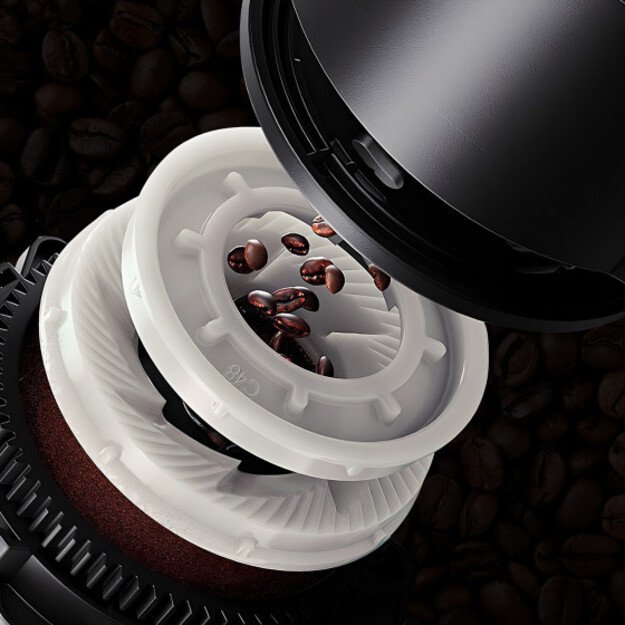 Dr. Coffee F200-PW (MDB mokėjimo sistema) automatinis kavos aparatas - juodas 6