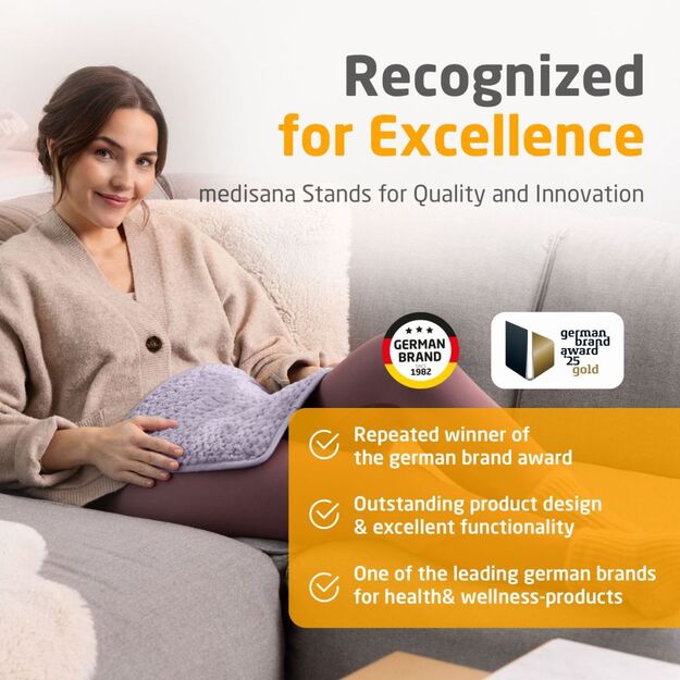 Medisana HP 518 Heating Pad Light Purple 1