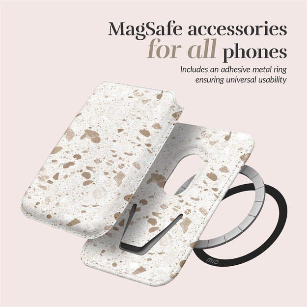 MIO Soft Terrazzo Magsafe Case Compatible Card Holder