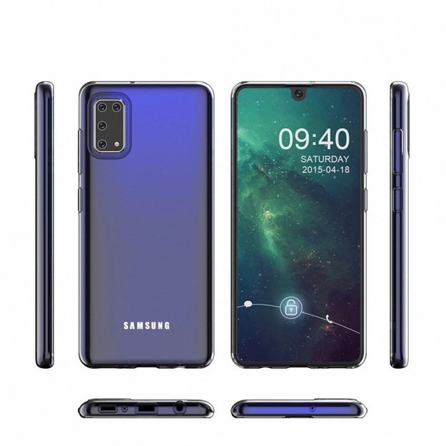 Nake back cover Anti-Bacteria for Samsung Galaxy A41 Transparent 2