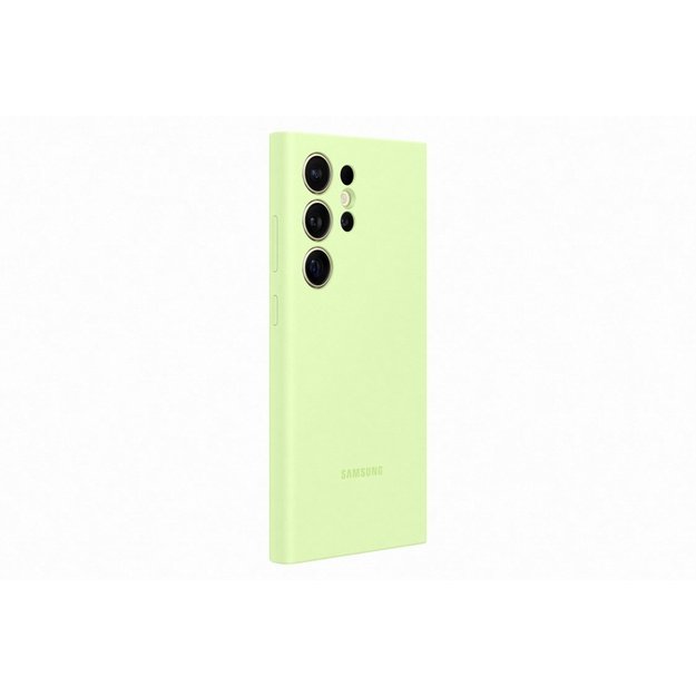 PS928TGE Silicone Cover Samsung Galaxy S24 Ultra, Light Green 1