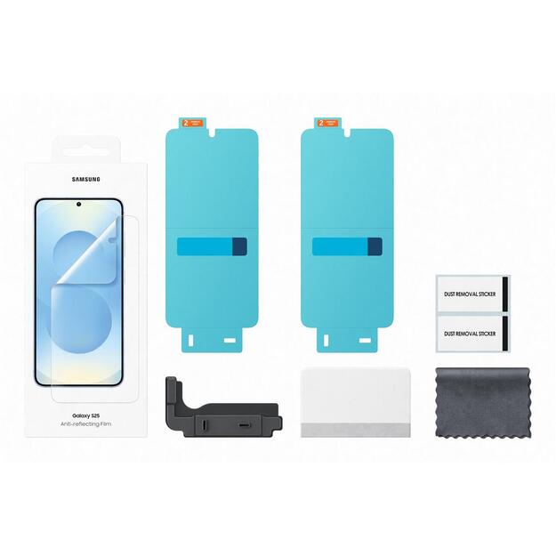 US931CTEGWW Anti-reflecting Film Samsung Galaxy S25 (2pcs), Transparent 2