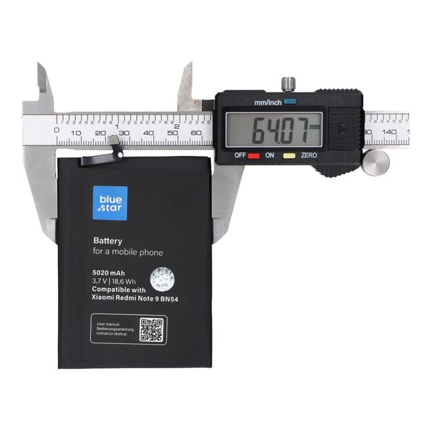 Battery for Xiaomi Redmi Note 9 (BN54) 5020 mAh Blue Star 2