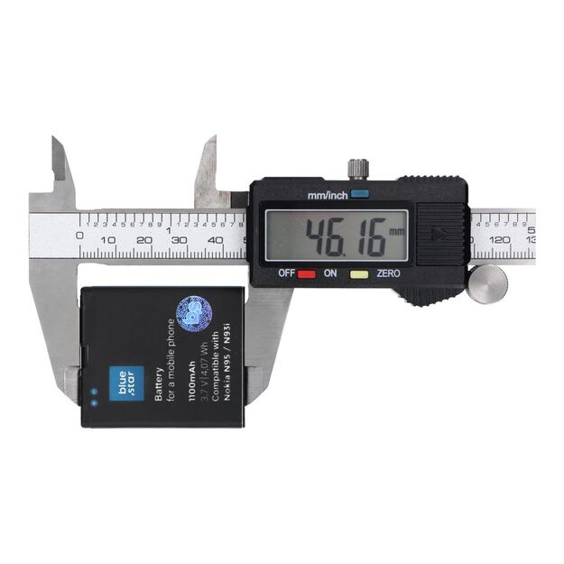 Battery for Nokia N95 / N93i / E65 1100 mAh Blue Star Premium 2