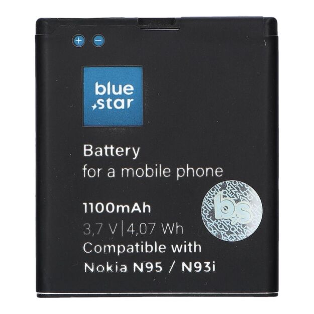 Battery for Nokia N95 / N93i / E65 1100 mAh Blue Star Premium 1