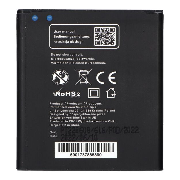 Battery for Samsung Core Prime G3606 G3608 G3609 1700 mAh Blue Star Premium 1