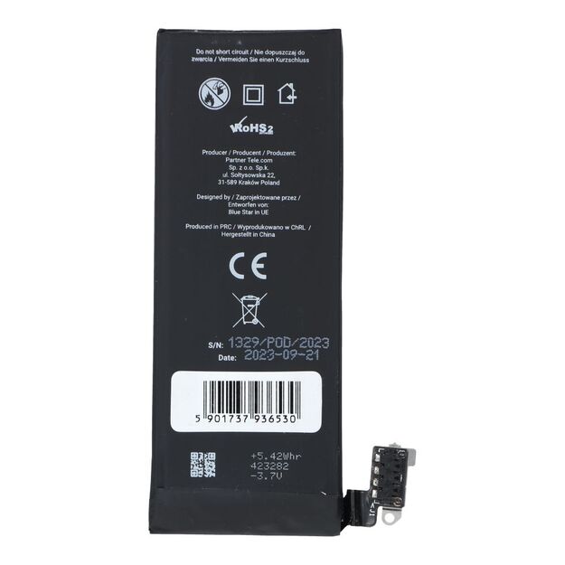 Battery for iPhone 4 1420 mAh Blue Star HQ 2