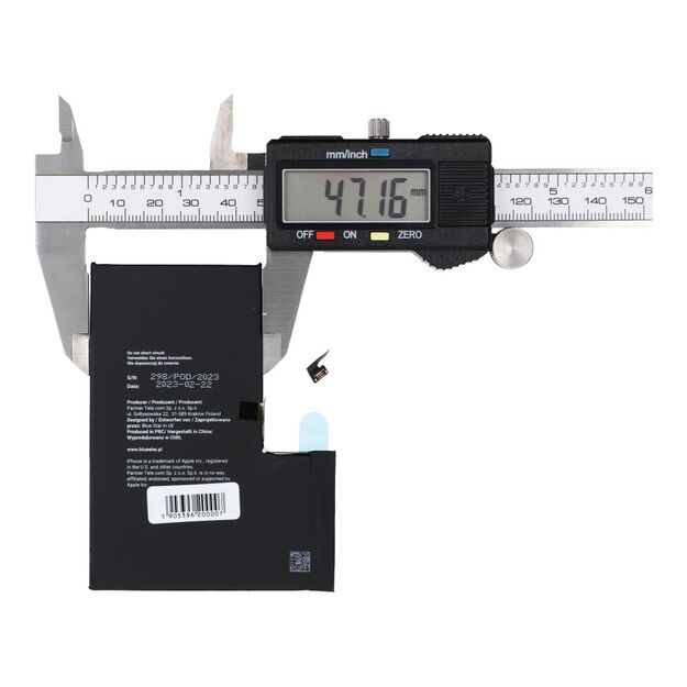 Battery for iPhone 12 PRO MAX 3687 mAh Blue Star HQ 4