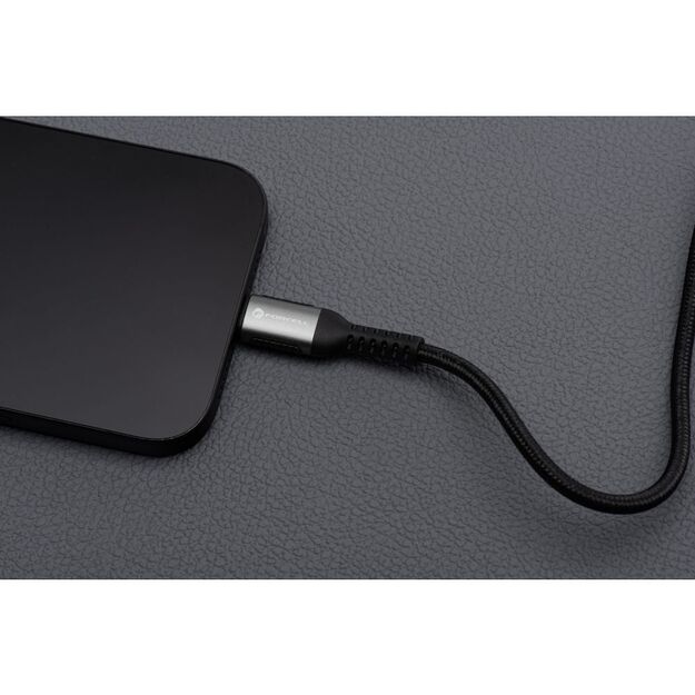 Cable USB A to Lightning Forcell F-Energy 2,4A 12W Cafule 3 m C257 black 7