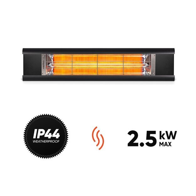 Anglies pluo&scaron;to infraraudonųjų spindulių &scaron;ildytuvas Veito Aero