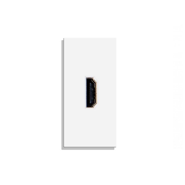 HDMI lizdas Feelspot, baltas