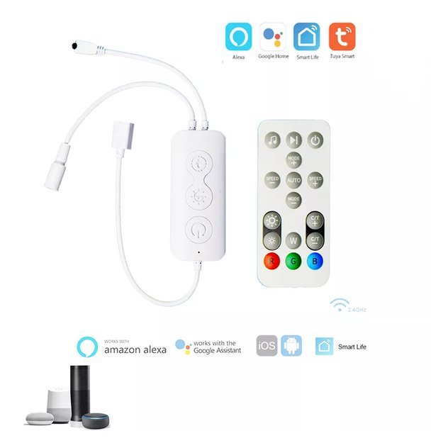 I&scaron;manioji LED juosta su valdikliu Feelspot FS-ICC02W 5m Wi-fi, Tuya 2